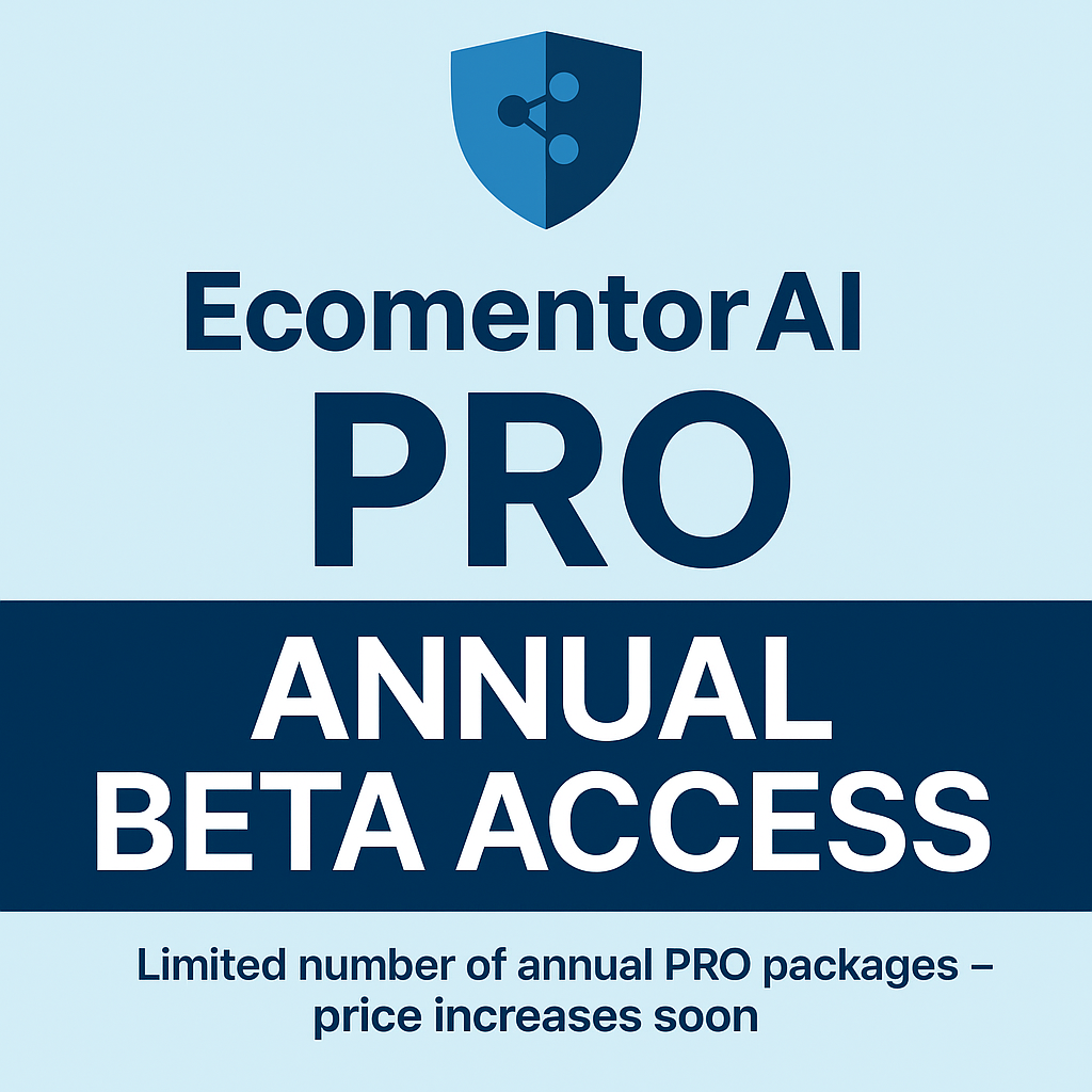 EcomentorAI PRO Annual Plan (Beta 2025)